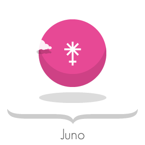 个人星盘中的婚神星